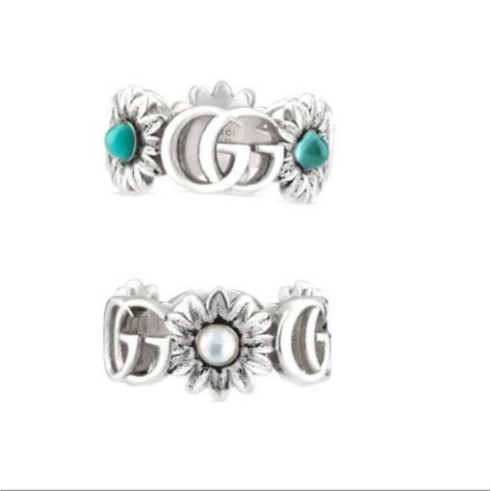 Authentic Gucci flower ring